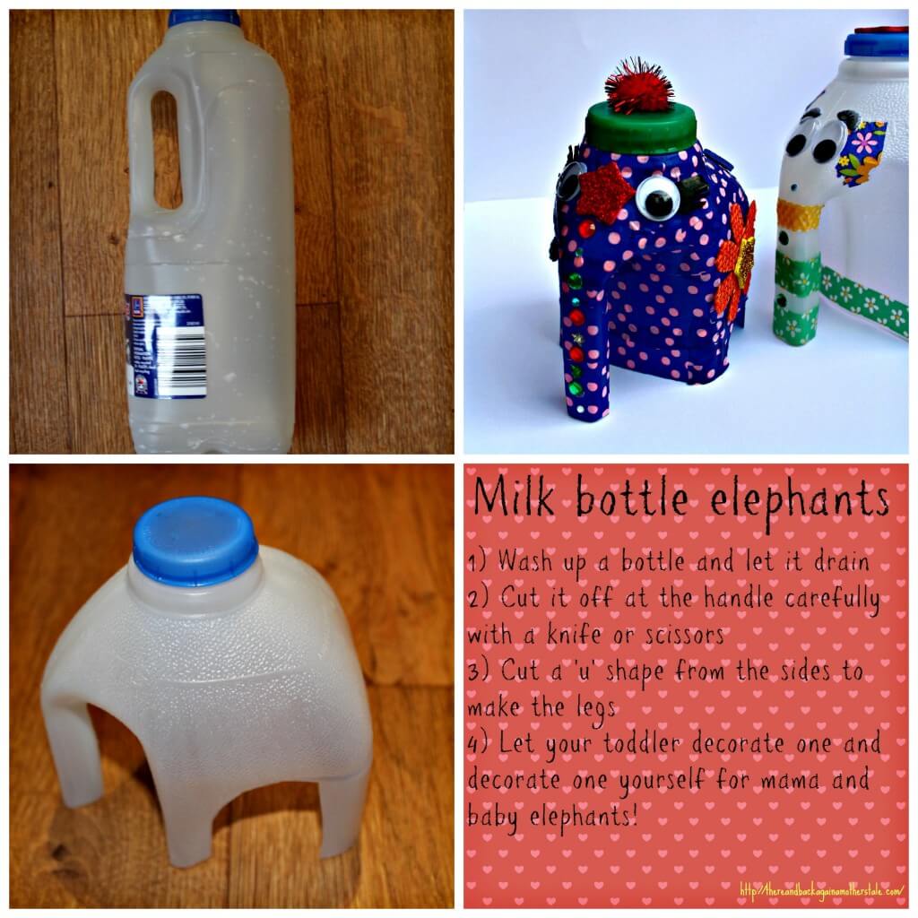 milk bottle elephant