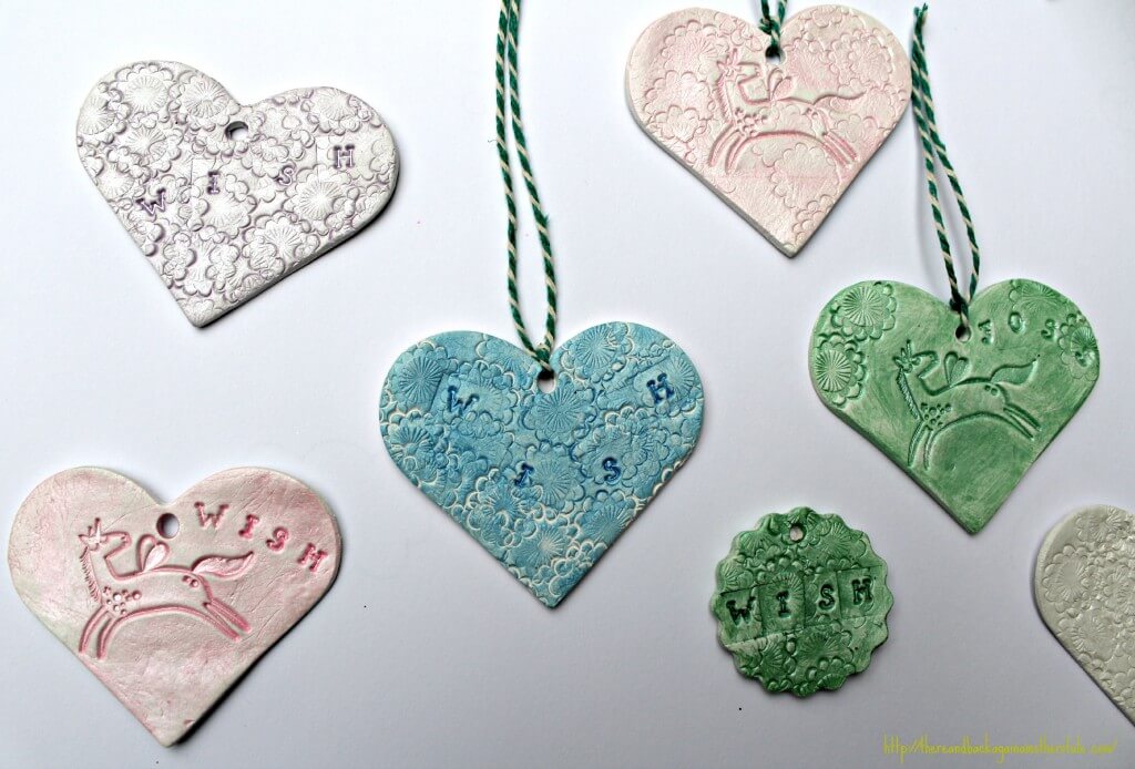 airdrying clay christmas ornaments